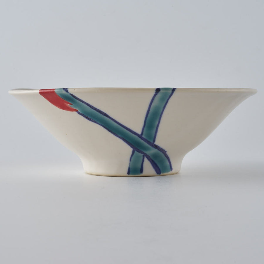 作家　武田朋己　碗（小）　極楽鳥花