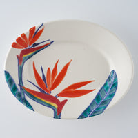 作家　武田朋己　おかずプレート　極楽鳥花