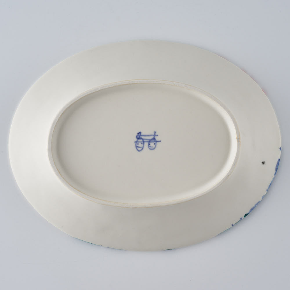 作家　武田朋己　おかずプレート　極楽鳥花