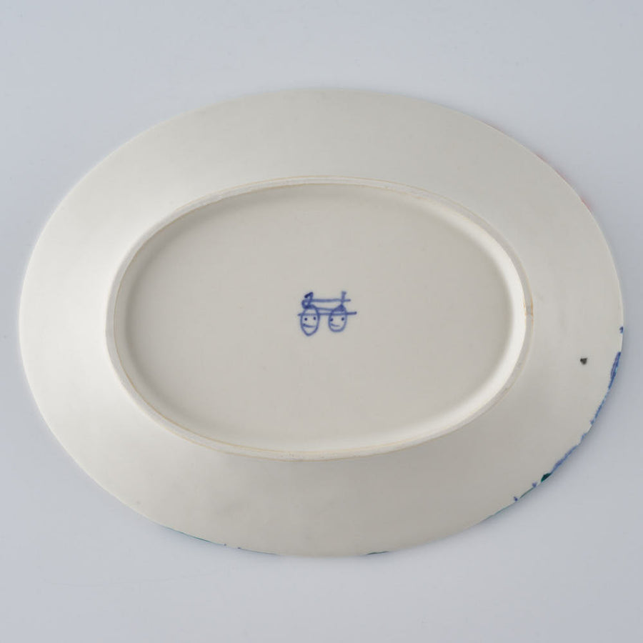 作家　武田朋己　おかずプレート　極楽鳥花