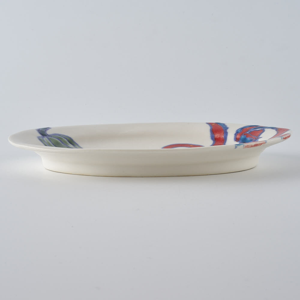 作家　武田朋己　おやつプレート　グロリオサ