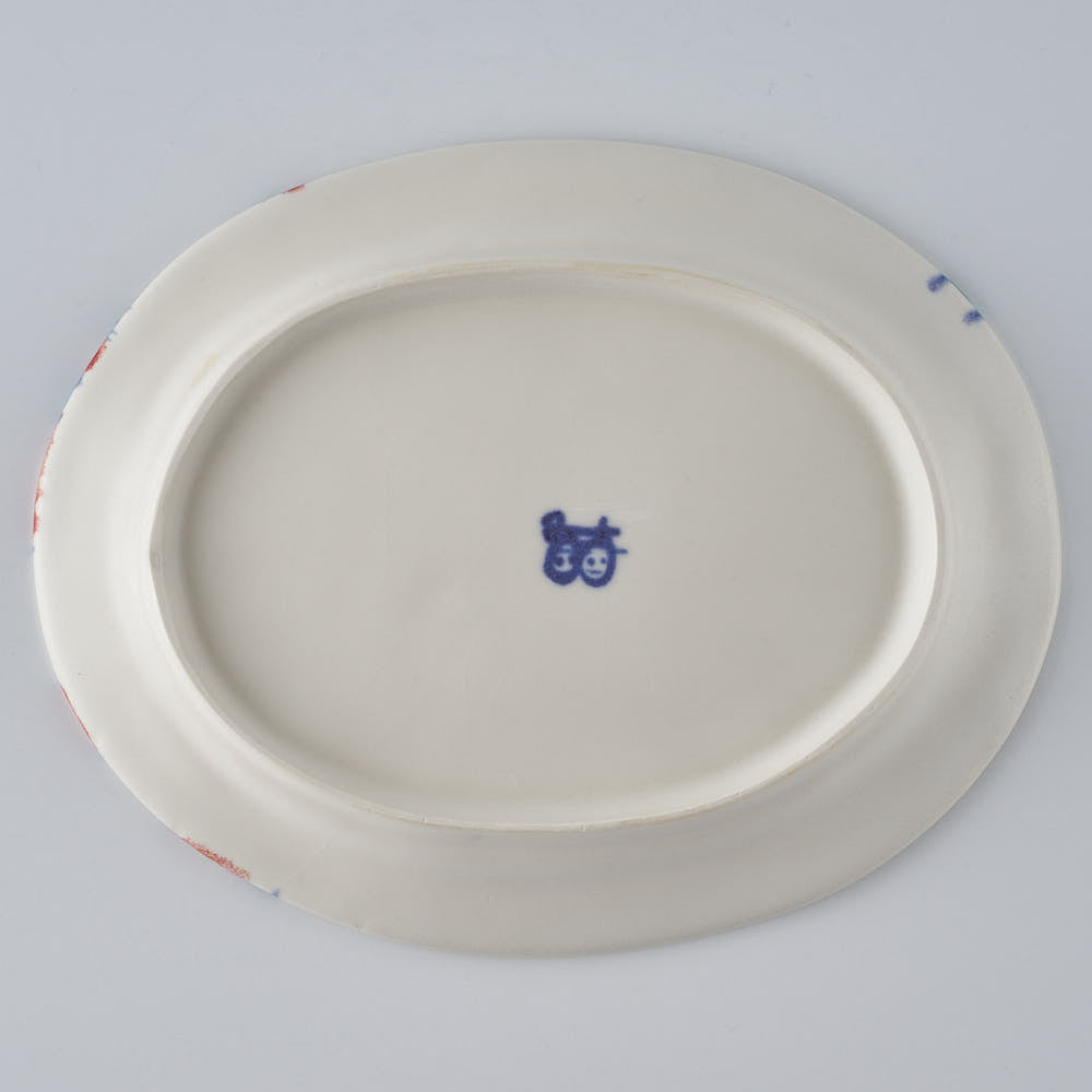 作家　武田朋己　おやつプレート　グロリオサ