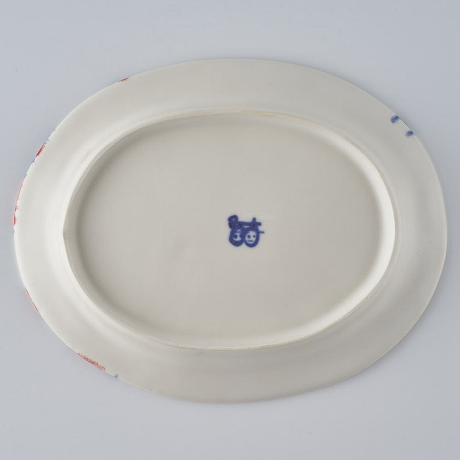 作家　武田朋己　おやつプレート　グロリオサ