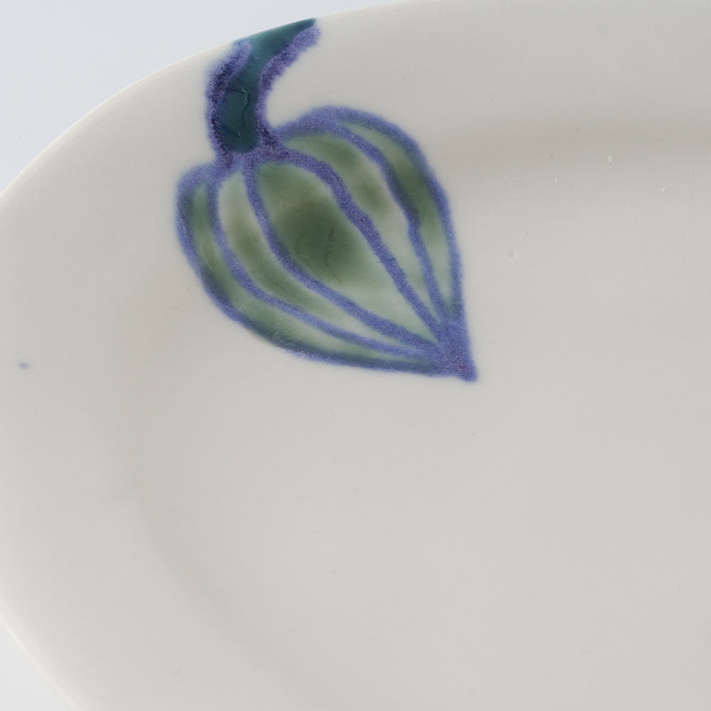 作家　武田朋己　おやつプレート　グロリオサ