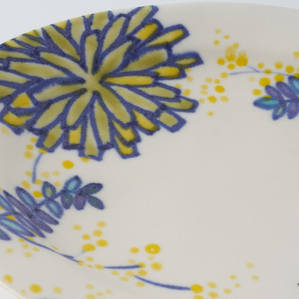 作家　武田朋己　おやつプレート　たんぽぽ