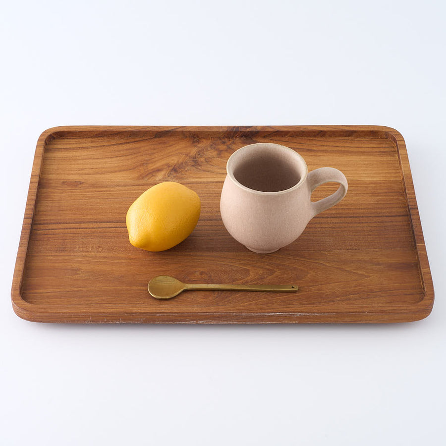 作家　住田文生　マット釉（薄桃）マグ