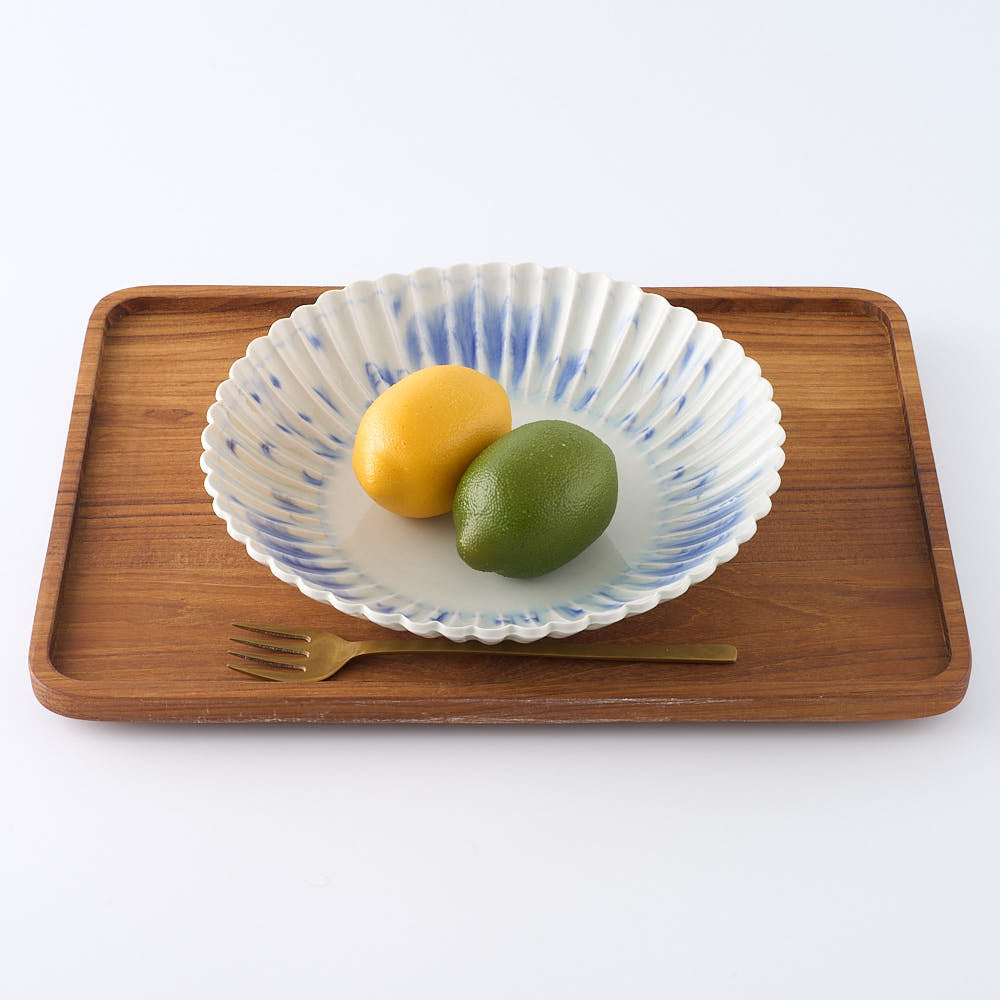 作家　鈴木まどか　安南菊割大鉢