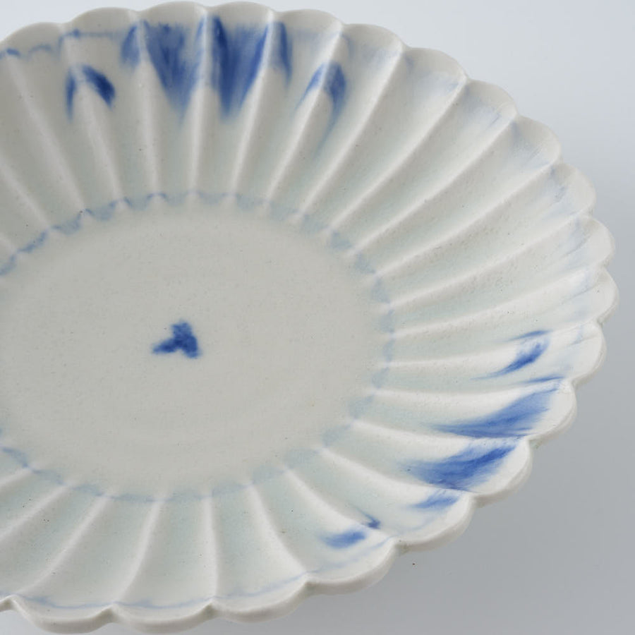 作家　鈴木まどか　安南菊割五寸浅鉢