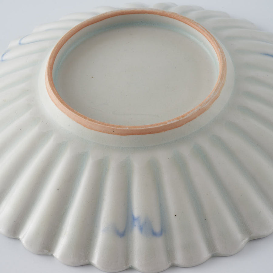 作家　鈴木まどか　安南菊割五寸浅鉢