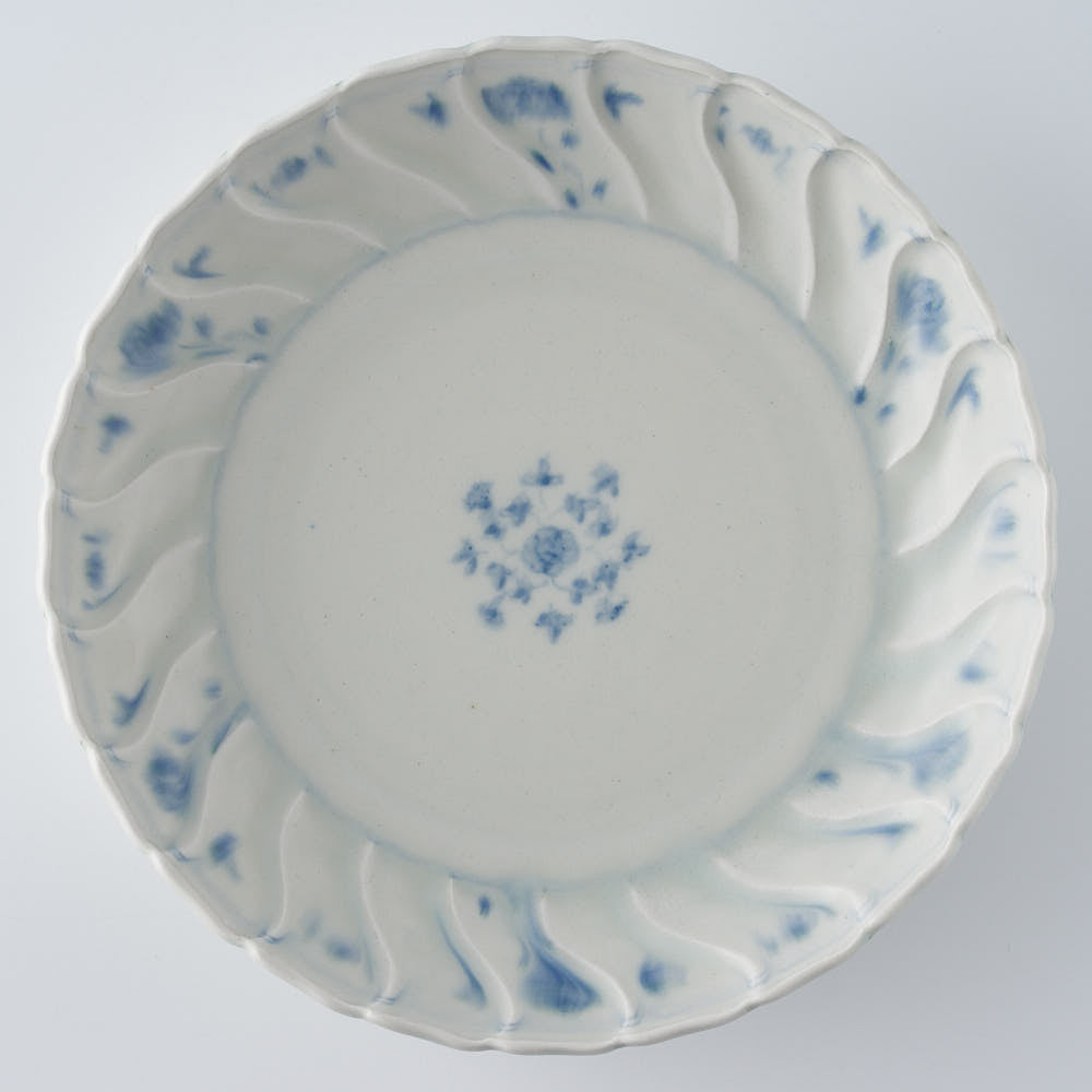 作家　鈴木まどか　安南捻型七寸皿