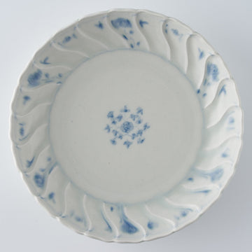 作家　鈴木まどか　安南捻型七寸皿