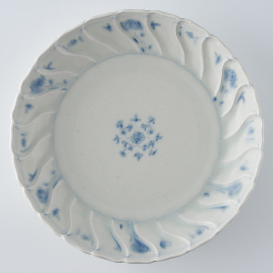 作家　鈴木まどか　安南捻型七寸皿