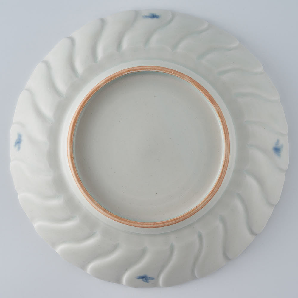 作家　鈴木まどか　安南捻型七寸皿