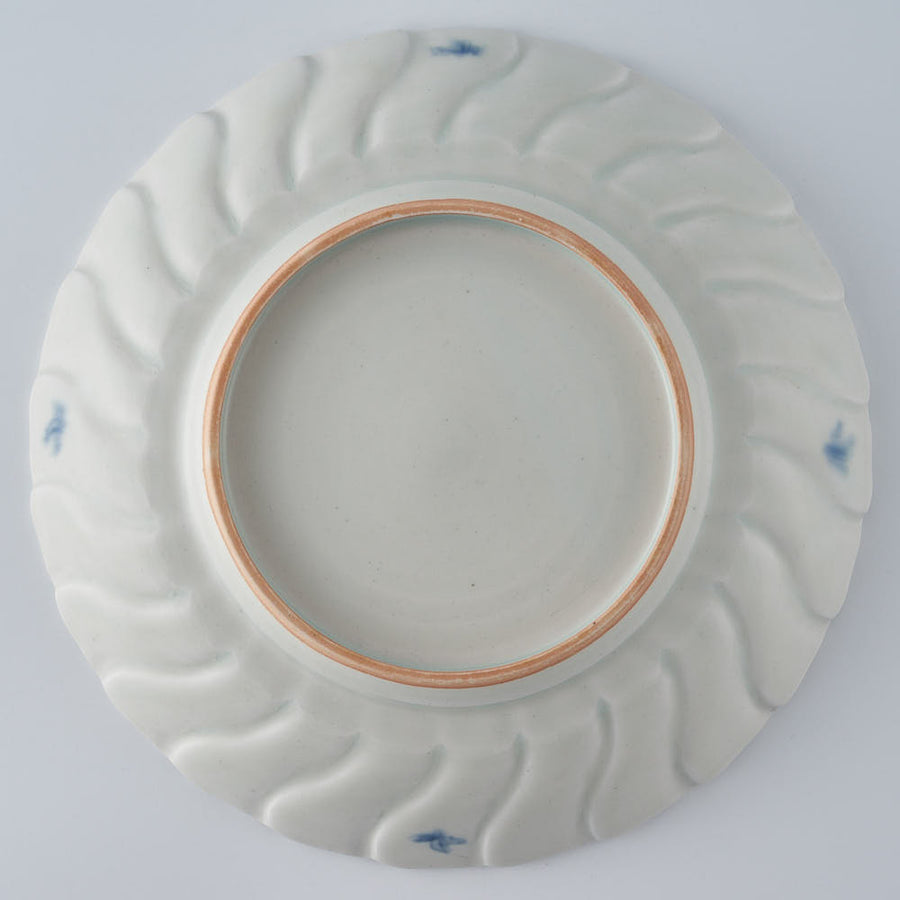 作家　鈴木まどか　安南捻型七寸皿