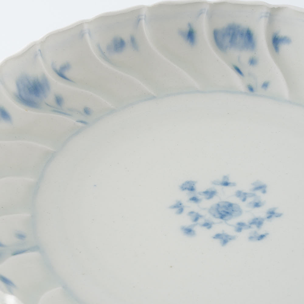 作家　鈴木まどか　安南捻型七寸皿