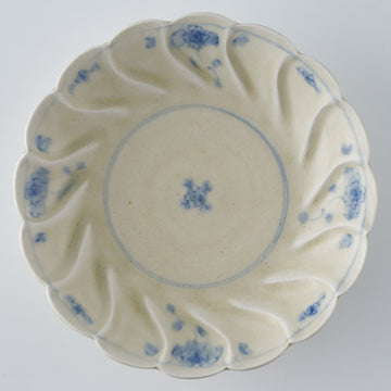 作家　鈴木まどか　安南捻型五寸浅鉢