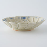 作家　鈴木まどか　安南捻型五寸浅鉢