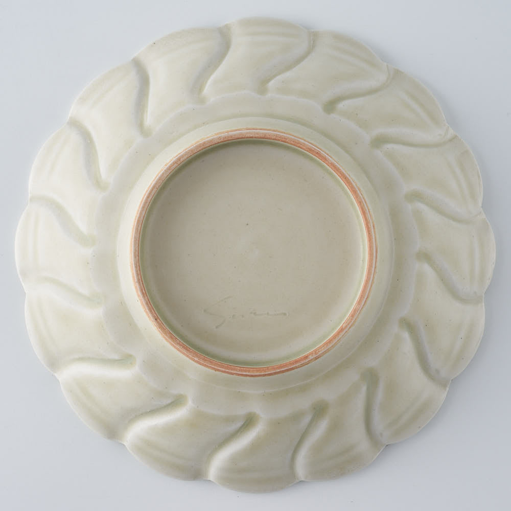 作家　鈴木まどか　安南捻型五寸浅鉢