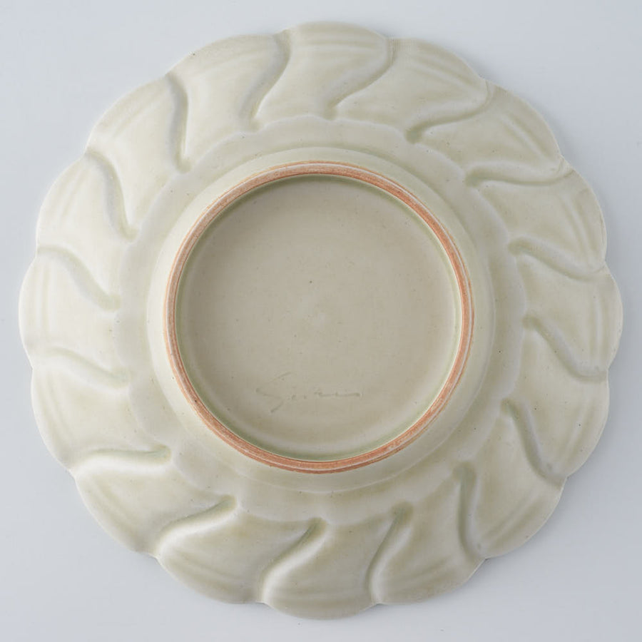 作家　鈴木まどか　安南捻型五寸浅鉢