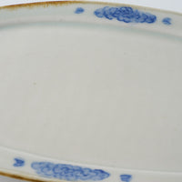 作家　鈴木まどか　安南彫花紋オーバル大皿