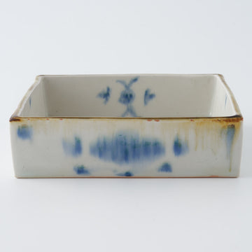 作家　鈴木まどか　安南四角鉢