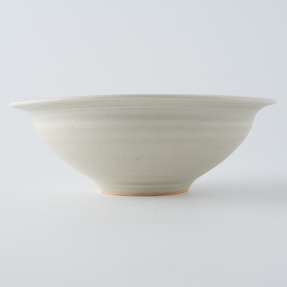 作家　鈴木まどか　灰釉沓鉢