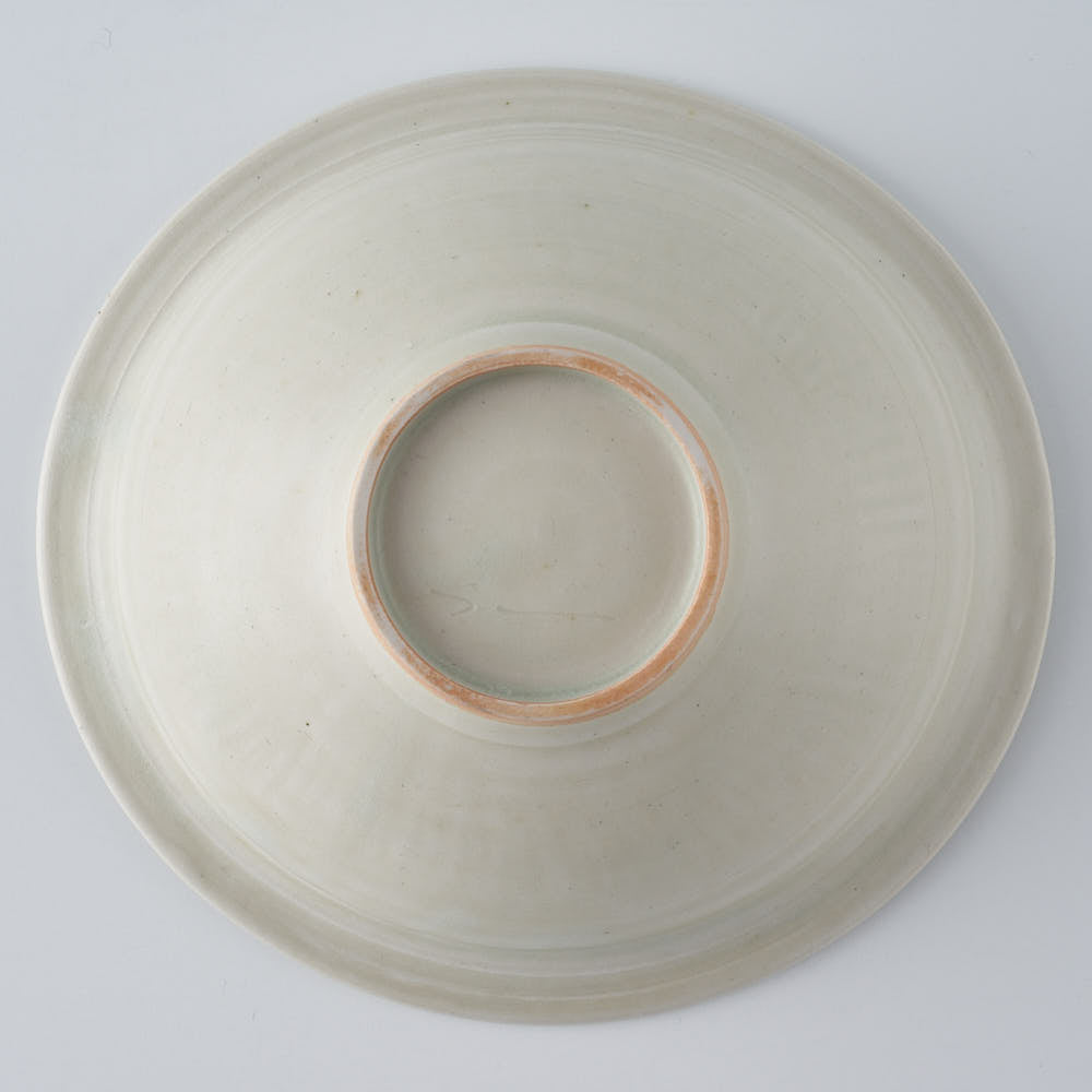 作家　鈴木まどか　灰釉沓鉢