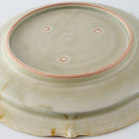 作家　鈴木まどか　輪花彫花紋八寸皿