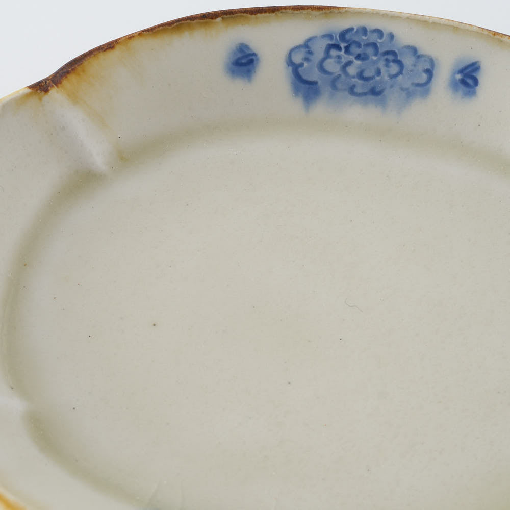 作家　鈴木まどか　彫花紋木瓜小皿