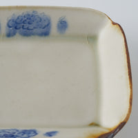 作家　鈴木まどか　彫花紋四方小皿