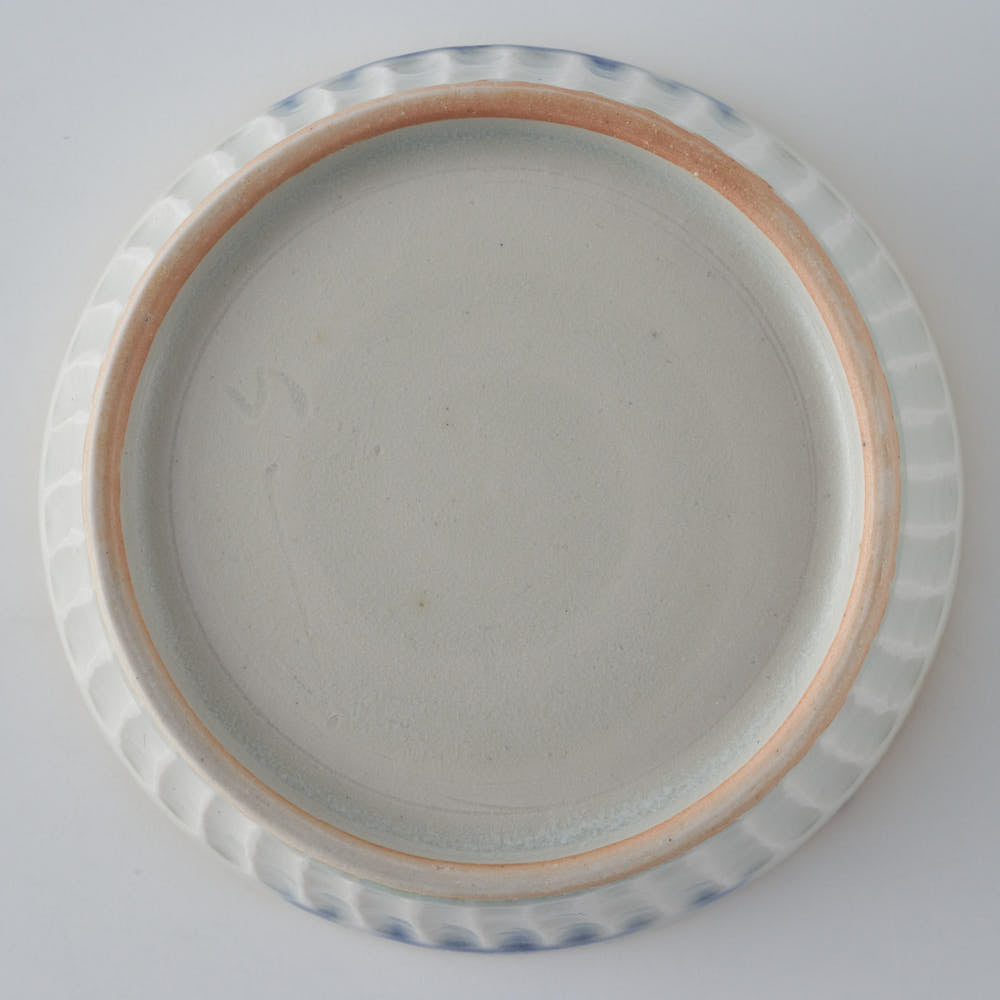 作家　鈴木まどか　彫花紋鎬蕎麦猪口