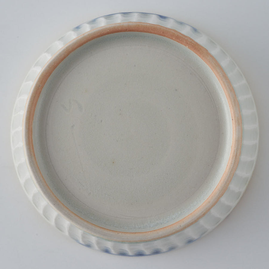 作家　鈴木まどか　彫花紋鎬蕎麦猪口