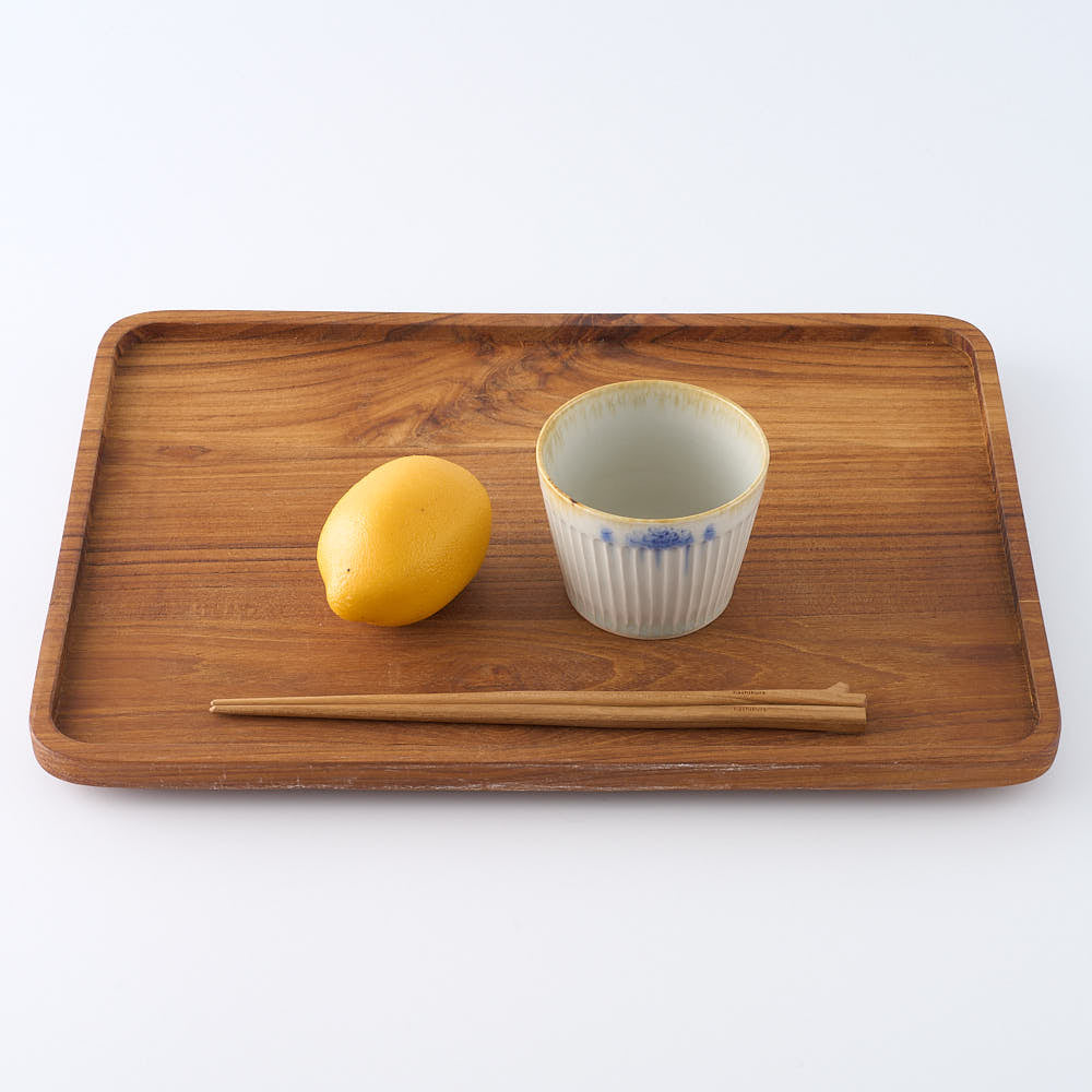 作家　鈴木まどか　彫花紋鎬蕎麦猪口