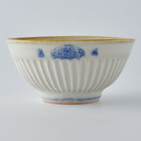 作家　鈴木まどか　彫花紋鎬飯碗