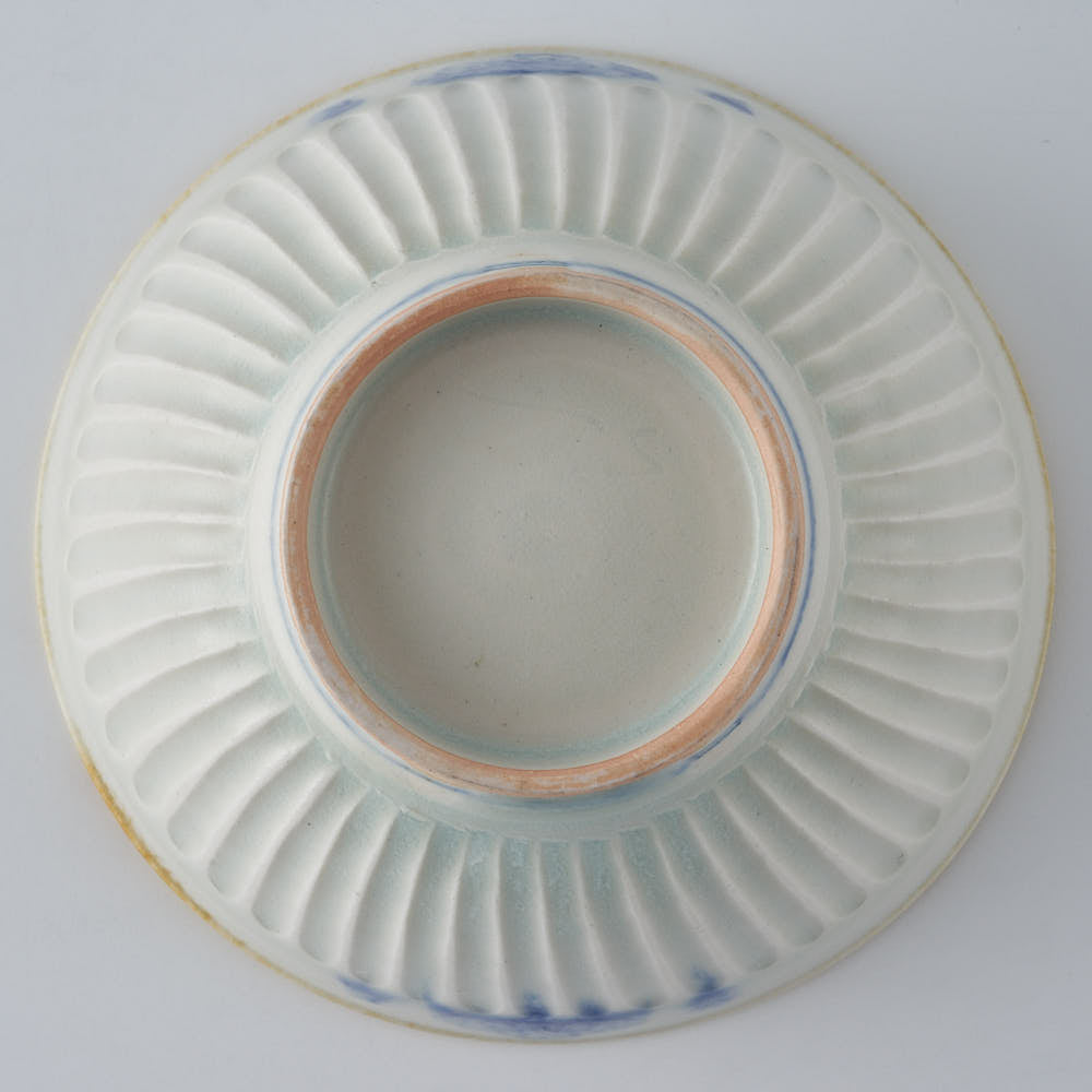 作家　鈴木まどか　彫花紋鎬飯碗