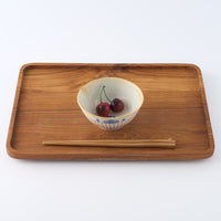 作家　鈴木まどか　彫花紋鎬飯碗