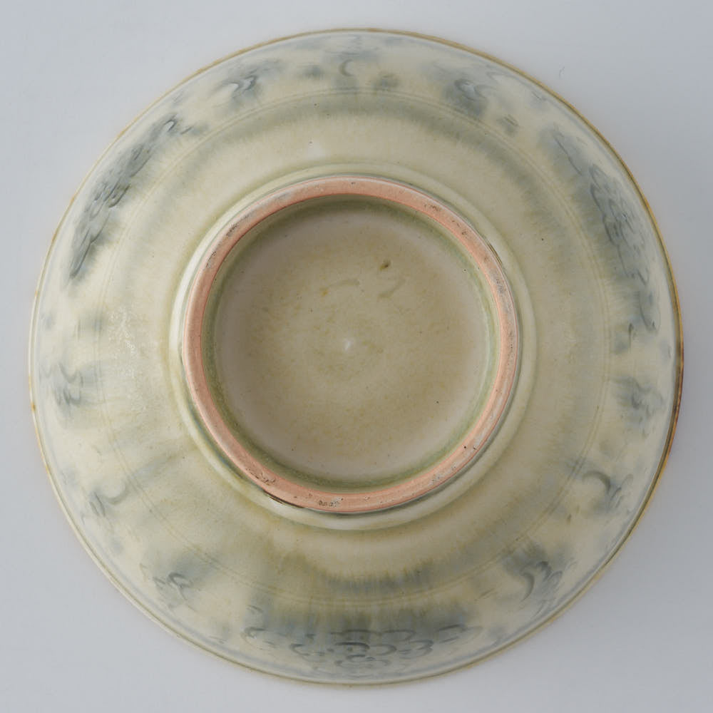 作家　鈴木まどか　彫花紋飯碗