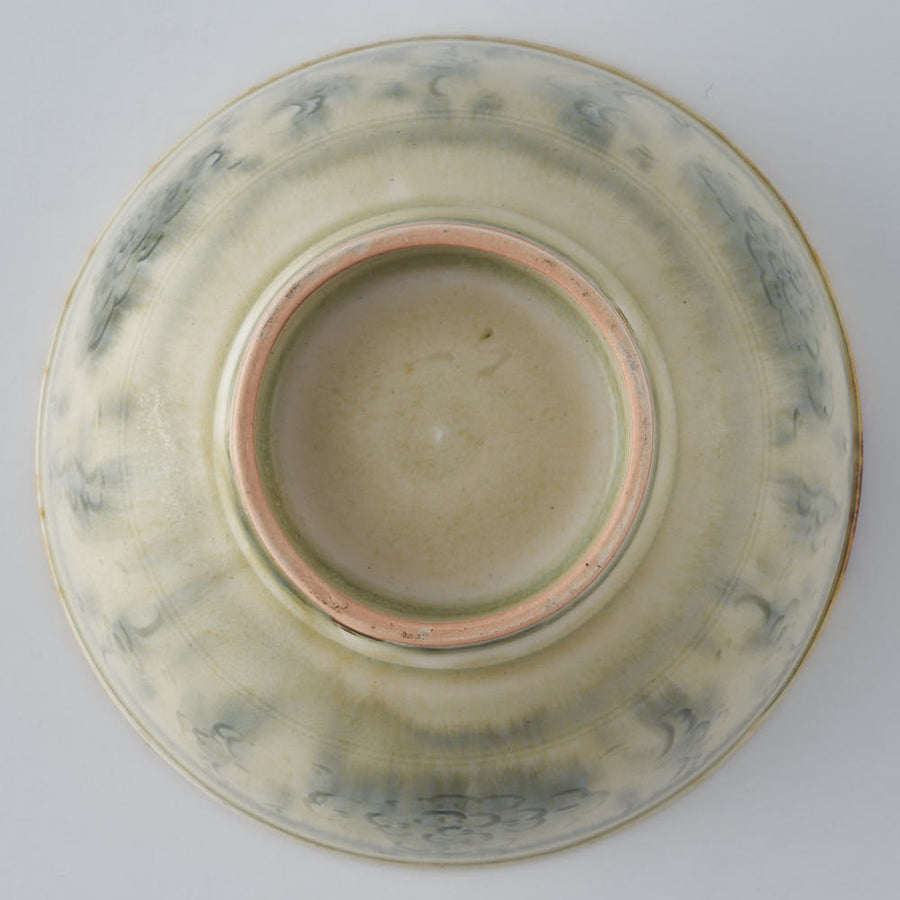 作家　鈴木まどか　彫花紋飯碗