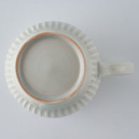 作家　鈴木まどか　彫花紋鎬丸マグ