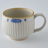 作家　鈴木まどか　彫花紋鎬マグ