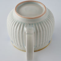 作家　鈴木まどか　彫花紋鎬マグ