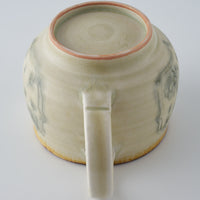 作家　鈴木まどか　彫花文マグ