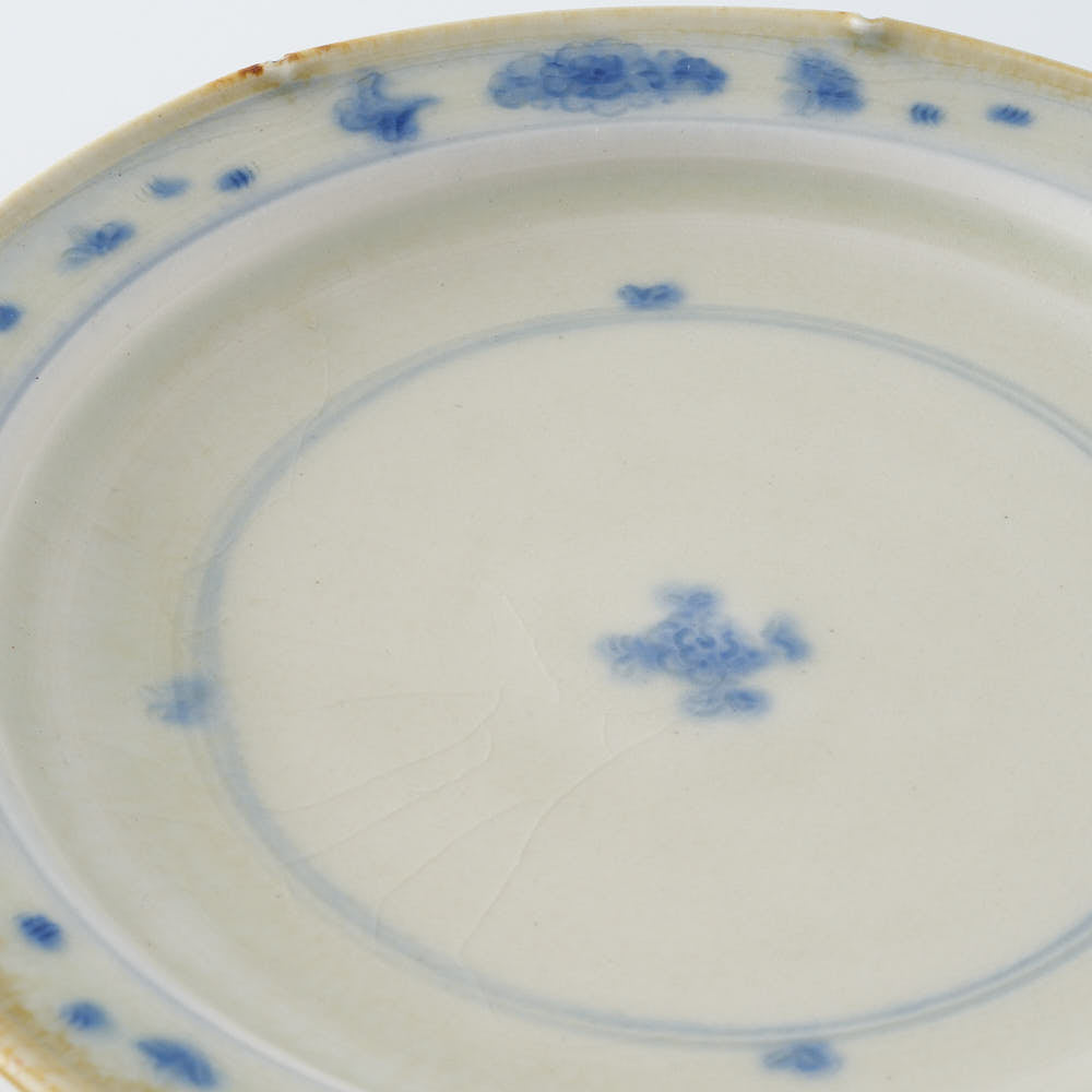 作家　鈴木まどか　安南彫花紋五寸リム皿