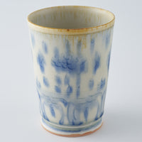 作家　鈴木まどか　彫花文足付杯