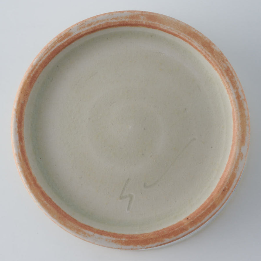 作家　鈴木まどか　彫花文足付杯