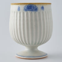 作家　鈴木まどか　彫花紋鎬足付杯