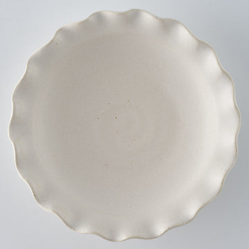 作家　水谷ちえみ　フリル皿