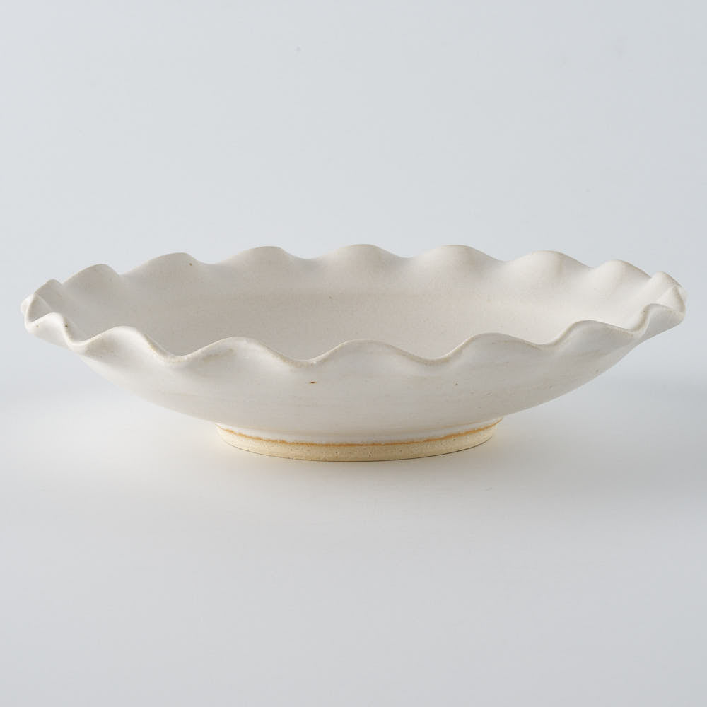 作家　水谷ちえみ　フリル皿