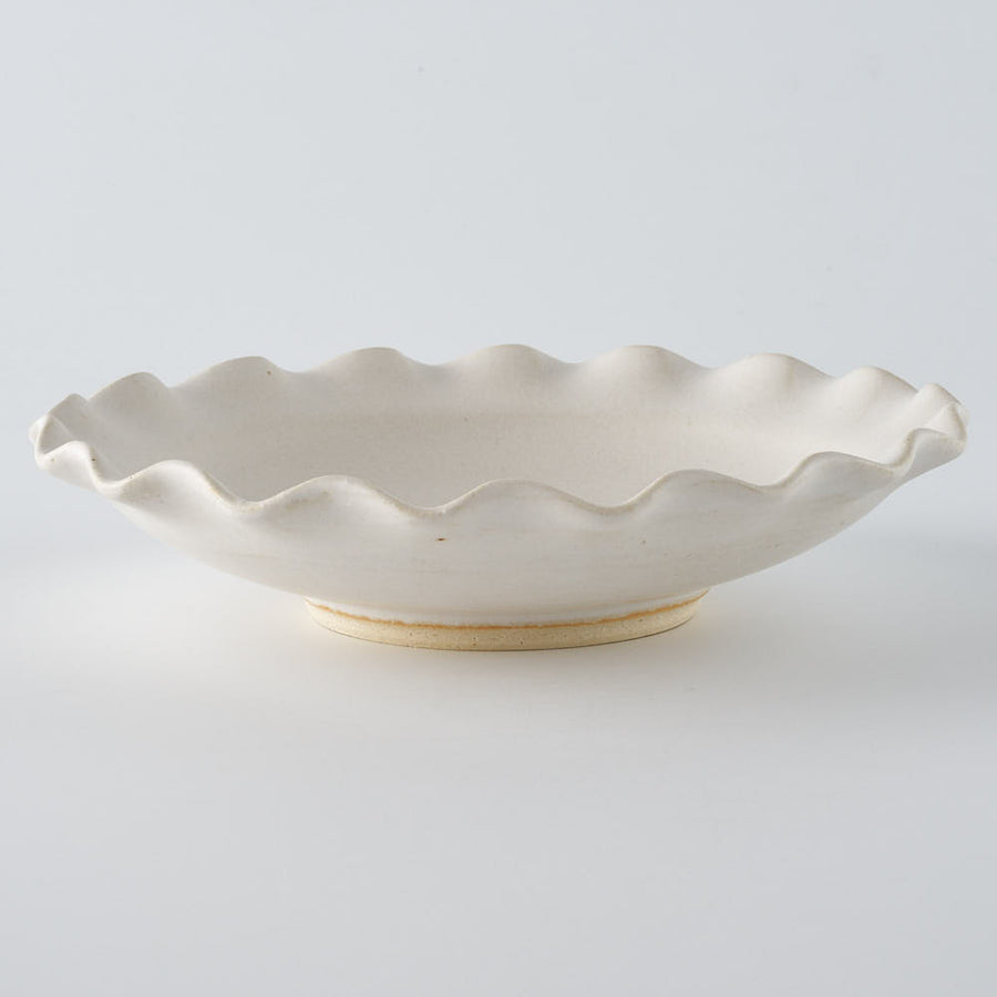 作家　水谷ちえみ　フリル皿