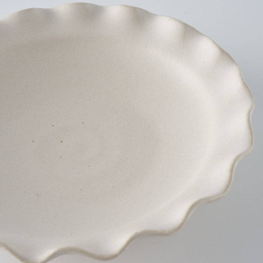 作家　水谷ちえみ　フリル皿